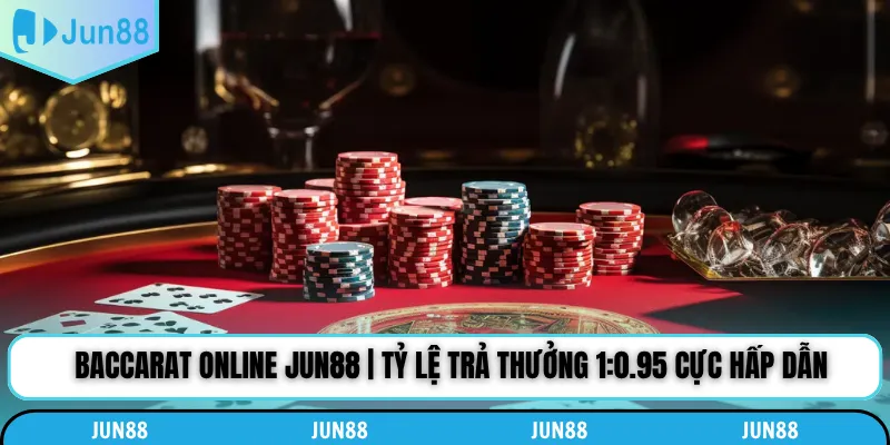 Baccarat Online Jun88 | Tỷ Lệ Trả Thưởng 1:0.95 Cực Hấp Dẫn