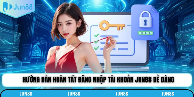 Hướng dẫn hoàn tất đăng nhập tài khoản Jun88 dễ dàng